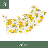 Cuscino Sedia Limone New | 40x40cm, spessore 4cm, sfoderabile con chiusura lampo