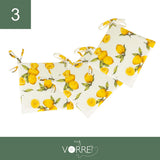 Cuscino Sedia Limone New | 40x40cm, spessore 4cm, sfoderabile con chiusura lampo