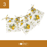 Cuscino Sedia Limone Old | 40x40cm, spessore 4cm, sfoderabile con chiusura lampo