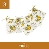 Cuscino Sedia Limone Old | 40x40cm, spessore 4cm, sfoderabile con chiusura lampo