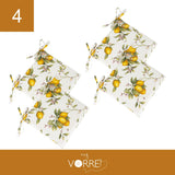 Cuscino Sedia Limone Old | 40x40cm, spessore 4cm, sfoderabile con chiusura lampo