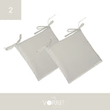 Cuscino Sedia Roma cm 40x40 spessore cm 4 sfoderabile con chiusura lampo | 2 pezzi