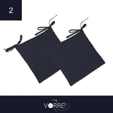 Cuscino Sedia Roma cm 40x40 spessore cm 4 sfoderabile con chiusura lampo | 2 pezzi