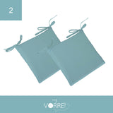 Cuscino Sedia Roma cm 40x40 spessore cm 4 sfoderabile con chiusura lampo | 2 pezzi