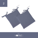 Cuscino Sedia Roma cm 40x40 spessore cm 4 sfoderabile con chiusura lampo | 2 pezzi