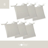Cuscino Sedia Roma cm 40x40 spessore cm 4 sfoderabile con chiusura lampo | 6 Pezzi