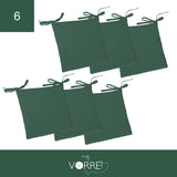 Cuscino Sedia Roma cm 40x40 spessore cm 4 sfoderabile con chiusura lampo | 6 Pezzi