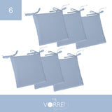 Cuscino Sedia Roma cm 40x40 spessore cm 4 sfoderabile con chiusura lampo | 6 Pezzi