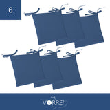 Cuscino Sedia Roma cm 40x40 spessore cm 4 sfoderabile con chiusura lampo | 6 Pezzi