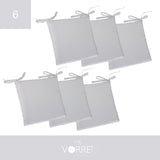 Cuscino Sedia Roma cm 40x40 spessore cm 4 sfoderabile con chiusura lampo | 6 Pezzi