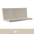 Cuscino Schienale e Seduta per uso interno, sfoderabile con Chiusura a lampo | cm 40x120, Fodera cotone 100%, Spessore 4cm
