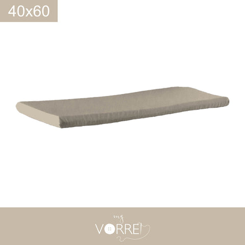 Cuscino Seduta per uso interno, sfoderabile con Chiusura a lampo | cm 40x60, Fodera cotone 100%, Spessore 8cm