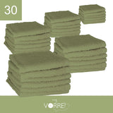Lavette Gr 420 MQ Cotone 100% | 30x30cm, Pacchetto da 30 Pezzi