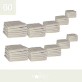 Lavette Gr 420 MQ Cotone 100% | 30x30cm, Pacchetto da 60 Pezzi