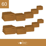 Lavette Gr 420 MQ Cotone 100% | 30x30cm, Pacchetto da 60 Pezzi