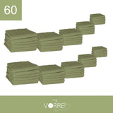 Lavette Gr 420 MQ Cotone 100% | 30x30cm, Pacchetto da 60 Pezzi