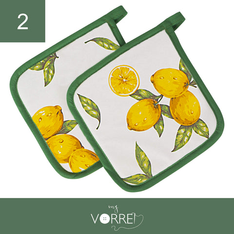 2 Presine quadrate Limone New | 20x20cm