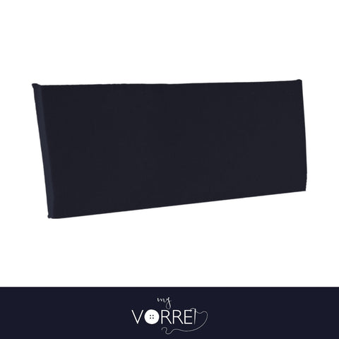 Cuscino Schienale per uso interno, sfoderabile con Chiusura a lampo | cm 40x90, Fodera cotone 100%, Spessore 4cm