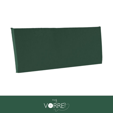 Cuscino Schienale per uso interno, sfoderabile con Chiusura a lampo | cm 40x120, Fodera cotone 100%, Spessore 8cm