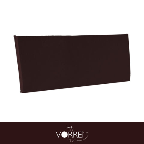 Cuscino Schienale per uso interno, sfoderabile con Chiusura a lampo | cm 40x40, Fodera cotone 100%, Spessore 2cm