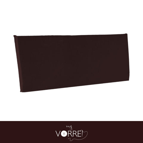 Cuscino Schienale per uso interno, sfoderabile con Chiusura a lampo | cm 40x120, Fodera cotone 100%, Spessore 2cm