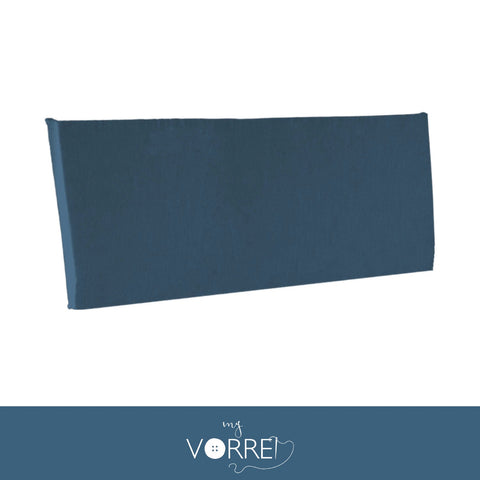 Cuscino Schienale per uso interno, sfoderabile con Chiusura a lampo | cm 40x60, Fodera cotone 100%, Spessore 8cm