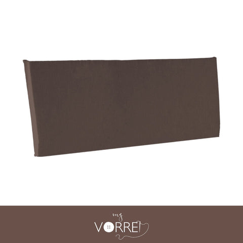 Cuscino Schienale per uso interno, sfoderabile con Chiusura a lampo | cm 40x90, Fodera cotone 100%, Spessore 8cm