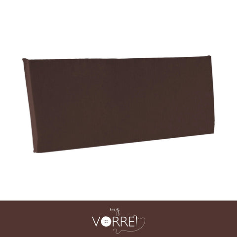 Cuscino Schienale per uso interno, sfoderabile con Chiusura a lampo | cm 40x40, Fodera cotone 100%, Spessore 4cm