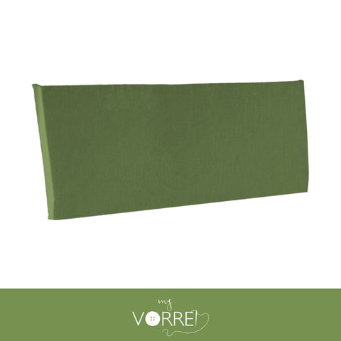 Cuscino Schienale per uso interno, sfoderabile con Chiusura a lampo | cm 40x120, Fodera cotone 100%, Spessore 10cm