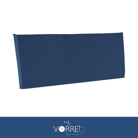 Cuscino Schienale per uso interno, sfoderabile con Chiusura a lampo | cm 40x60, Fodera cotone 100%, Spessore 4cm