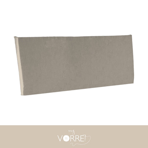 Cuscino Schienale per uso interno, sfoderabile con Chiusura a lampo | cm 40x40, Fodera cotone 100%, Spessore 8cm