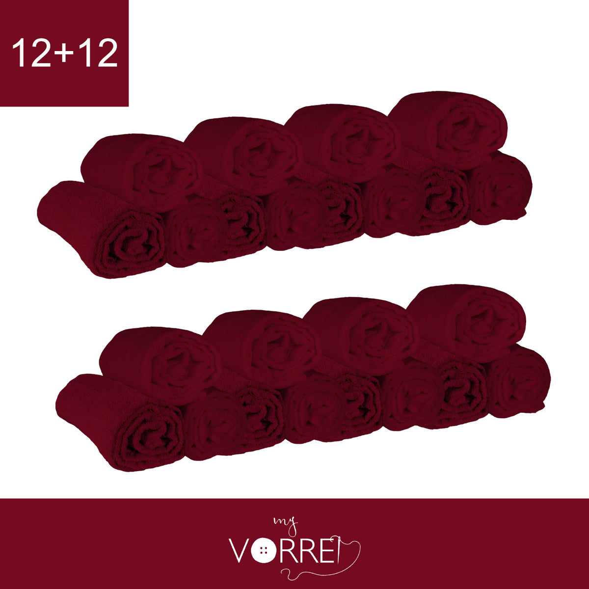 Telo Bagno - 12+12 in Spugna Cotone 100 cm 100x150