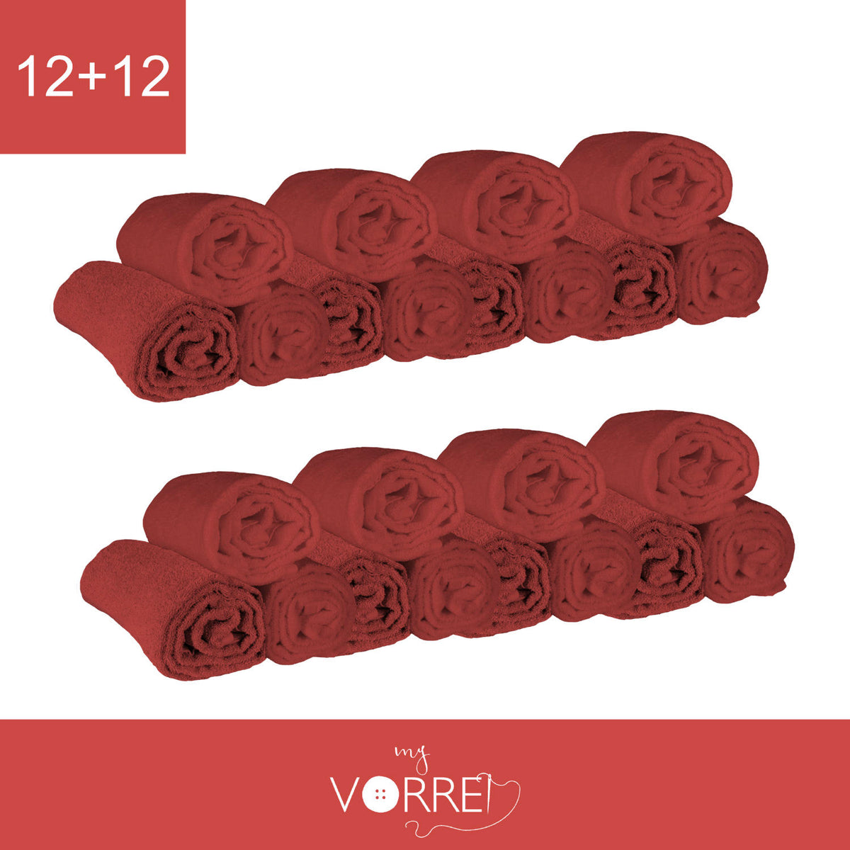 Telo Bagno - 12+12 in Spugna Cotone 100 cm 100x150