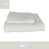 Coppia Spugna Viso+Ospite (1+1) Gr 450 MQ Cotone 100%| Misura Viso 60x110cm - Ospite 35x53cm