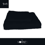 Coppia Spugna Viso+Ospite (1+1) Gr 450 MQ Cotone 100%| Misura Viso 60x110cm - Ospite 35x53cm