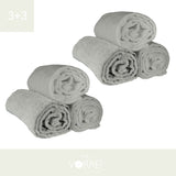 Telo Bagno - 3+3 in Spugna Cotone 100 cm 100x150