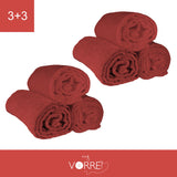 Telo Bagno - 3+3 in Spugna Cotone 100 cm 100x150