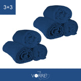 Telo Bagno - 3+3 in Spugna Cotone 100 cm 100x150