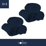 Telo Bagno - 3+3 in Spugna Cotone 100 cm 100x150
