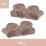 Telo Bagno - 6+6 in Spugna Cotone 100% 450 Gr cm 100x150