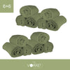 Telo Bagno - 6+6 in Spugna Cotone 100% 450 Gr cm 100x150