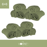 Telo Bagno - 6+6 in Spugna Cotone 100% 450 Gr cm 100x150