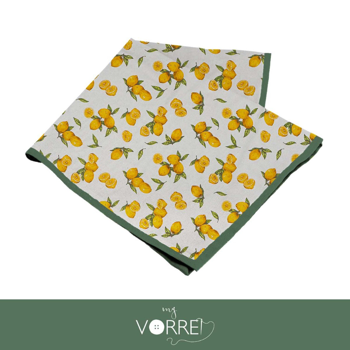 Tovagliolo Fantasia Limone New Cotone 100%