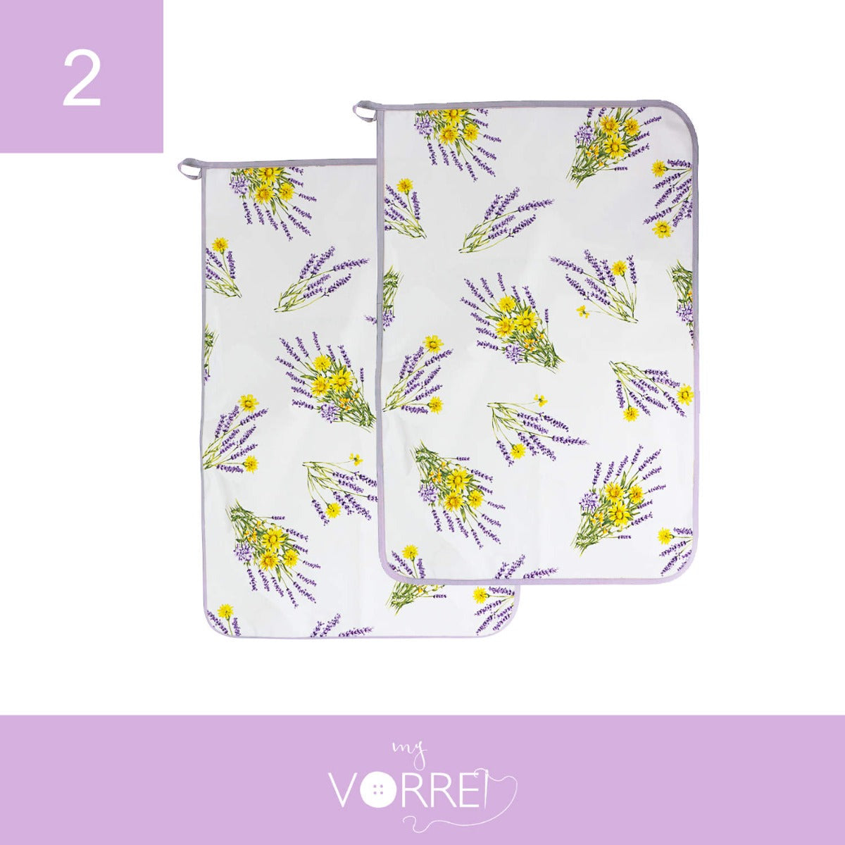 2 Strofinacci Lavanda | 51x72cm