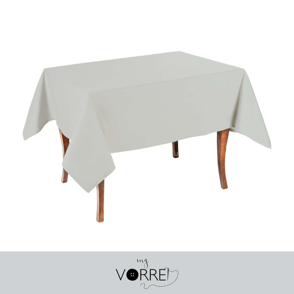 Tovaglia Rettangolare Antimacchia Mano Effetto Lino in Poliestere 100% | Misure Small